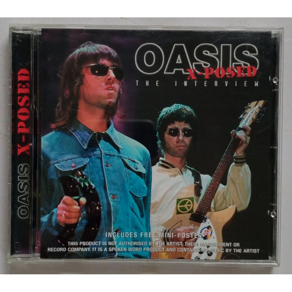 ซีดีเพลง OASIS X-Posed: The Interview (interview/NO MUSIC!) *RARE* CD Music