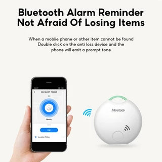 MeeGoo อุปกรณ์ติดตาม ติดตามบลูทู ธ ตัวระบุตําแหน่งการติดตามสองทาง GPS Tracker กุญแจรถสัตว์เลี้ยงเด็ก