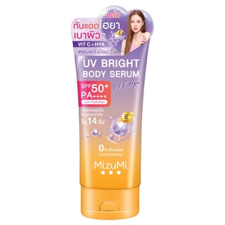 MIZUMI - UV Bright Body Serum Vit C Hya (180ml) มิซึมิ ยูวี ไบรท์ บอดี้ เซรั่ม วิต ซี ไฮยา 180 มล.