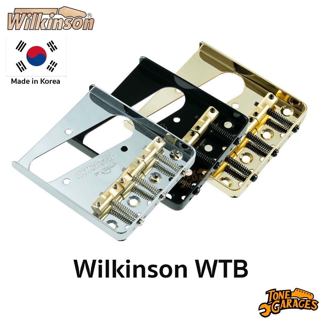 Wilkinson WTB Tele Telecaster Barrel Saddles Bridge บริดจ์ หย่อง เทเล งานเกาหลีแท้