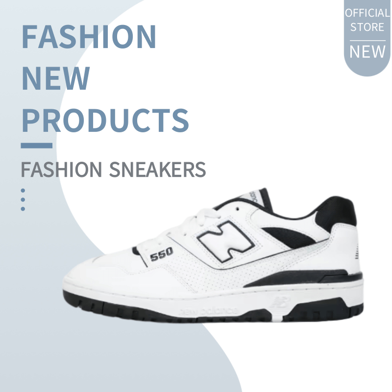 【ของแท้100%】New Balance 550 รองเท้าผ้าใบทรงต่ำ รองเท้ากีฬาสำหรับผู้ชายและผู้หญิง