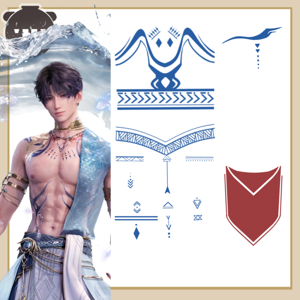 📦 พร้อมส่ง 📦 tattoo แทททู Rafayel - Love and Deepspace