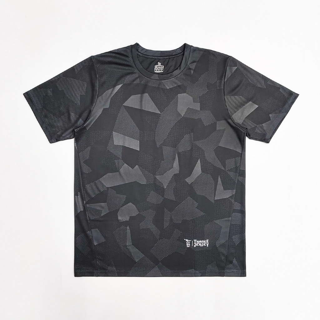 เสื้อกีฬา เสื้อแขนสั้น RIOTS GLOSSY GREY มีไซส์ใหญ่