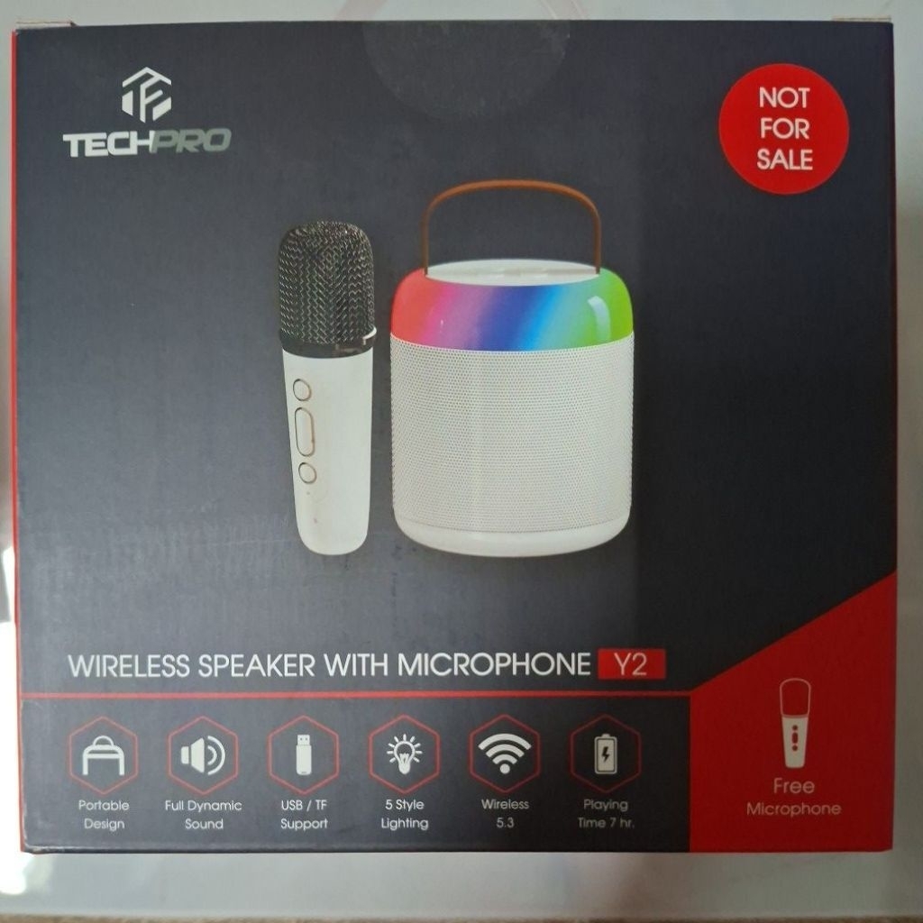 Wireless Speaker with Microphone Y2 ลำโพงและไมโครโฟนไร้สาย