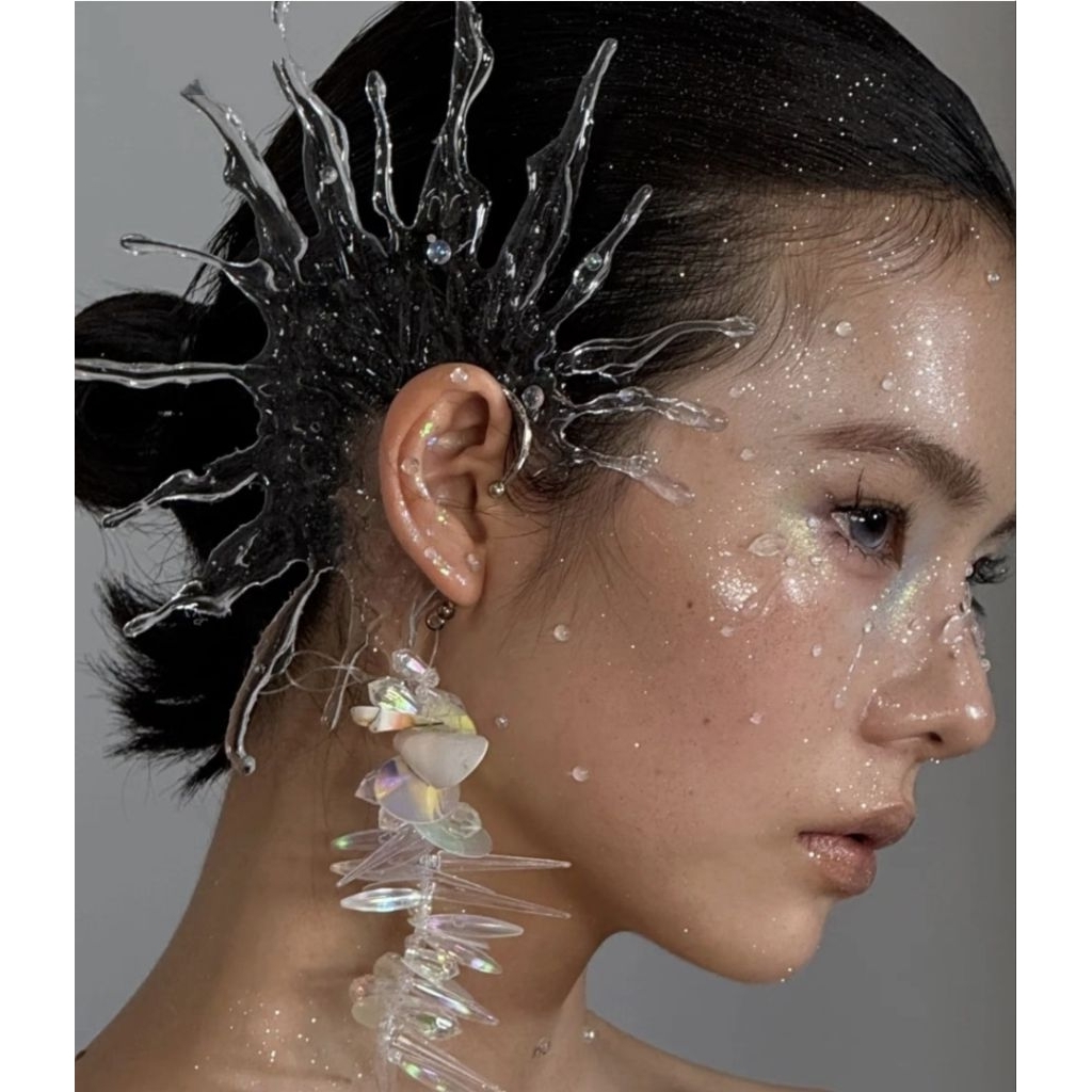 พร้อมส่งในไทย คล้องหูนางเงือก คล้องหูเอลฟ์   คล้องหูสายน้ำ ทรงสวยเก๋ งานเรียบหรู โดดเด่น (ราคาต่อ1ชิ้น)น้ำหนักเบา - รูปที่ 4