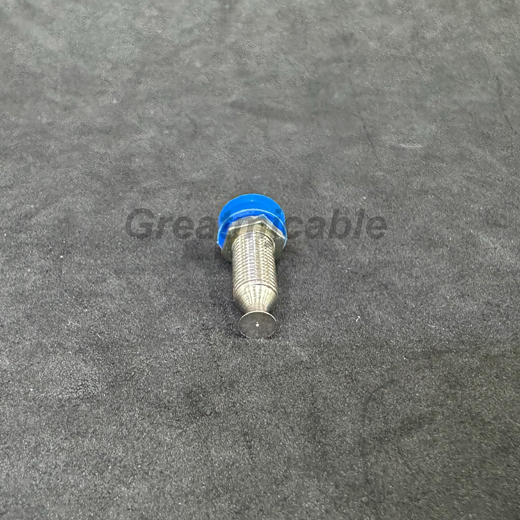 บานาน่าแจ็ค Banana Jack (3ตัว) สีน้ำเงิน เหล็กเงิน ตัวเมีย ติดแท่น แบบเปลือย แจ็คกล้วย ปลั๊กกล้วย - รูปที่ 6