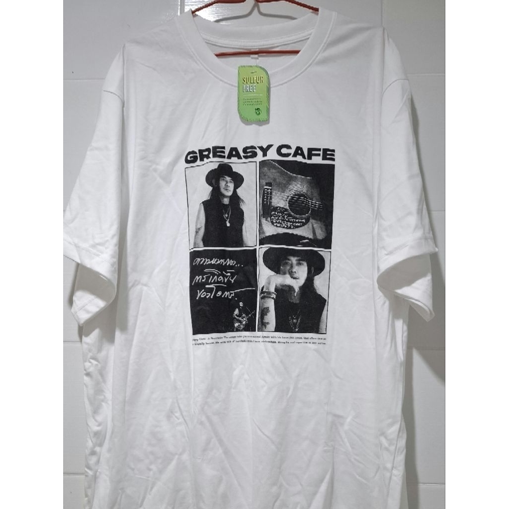 [ลิขสิทธ์เเท้] มือ1 ป้ายห้อย เสื้อ Greasy cafe 1st Edition 2024  Size 3XL รอบอก 52 ยาว 32 สามารถสอบถ