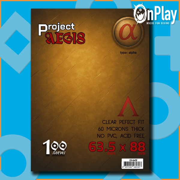 [Project Aegis] Type: α (Alpha) Standard Size 63.5 x 88mm หนา 60mm
