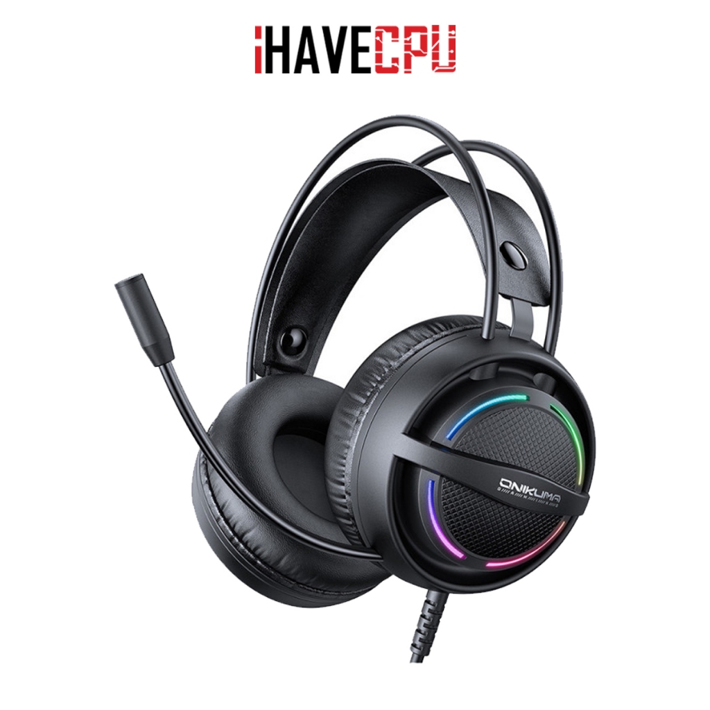 หูฟัง (headset) iHAVECPU ONIKUMA X88 GAMING HEADPHONE RGB
