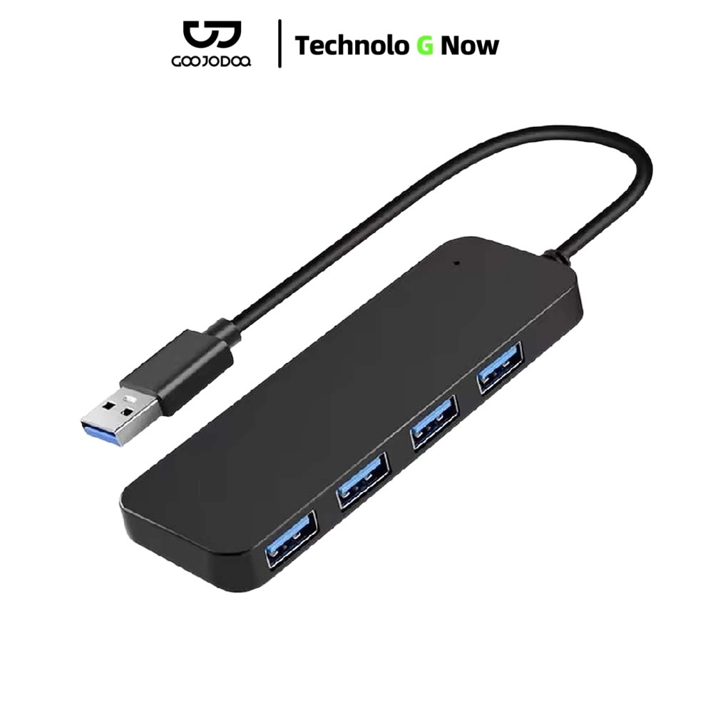 GOOJODOQ Usb 3.0 Hub 4 พอร์ตอะแดปเตอร์ Otg สําหรับ Xiaomi Lenovo Macbook Pro 13 15 Air Pro Pc