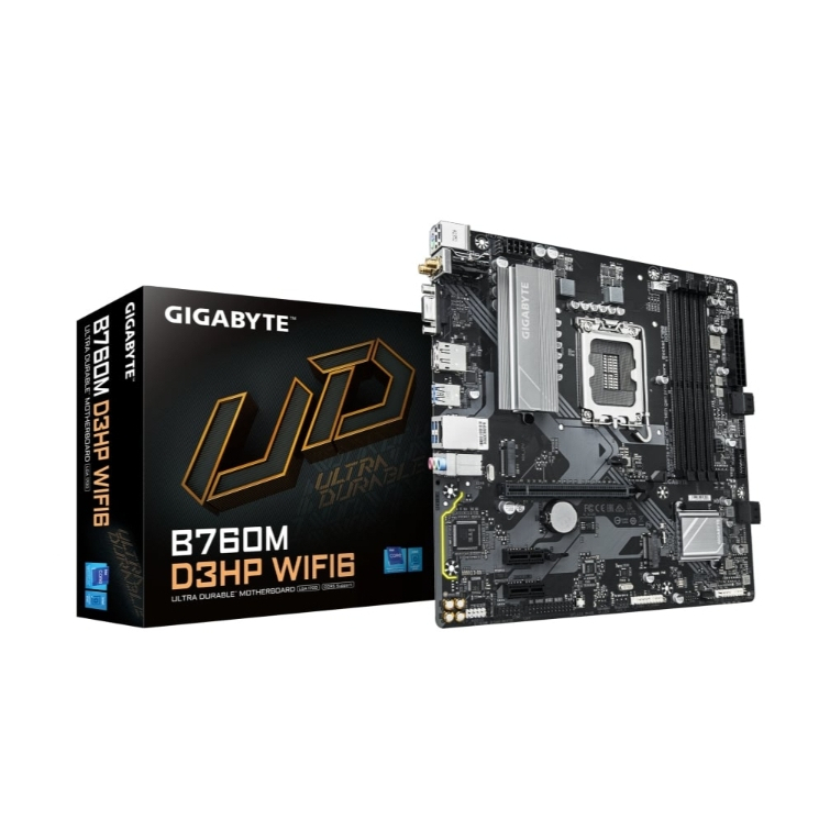 MAINBOARD (1700) GIGABYTE B760M D3HP WIFI6 (rev. 1.0) (DDR5)