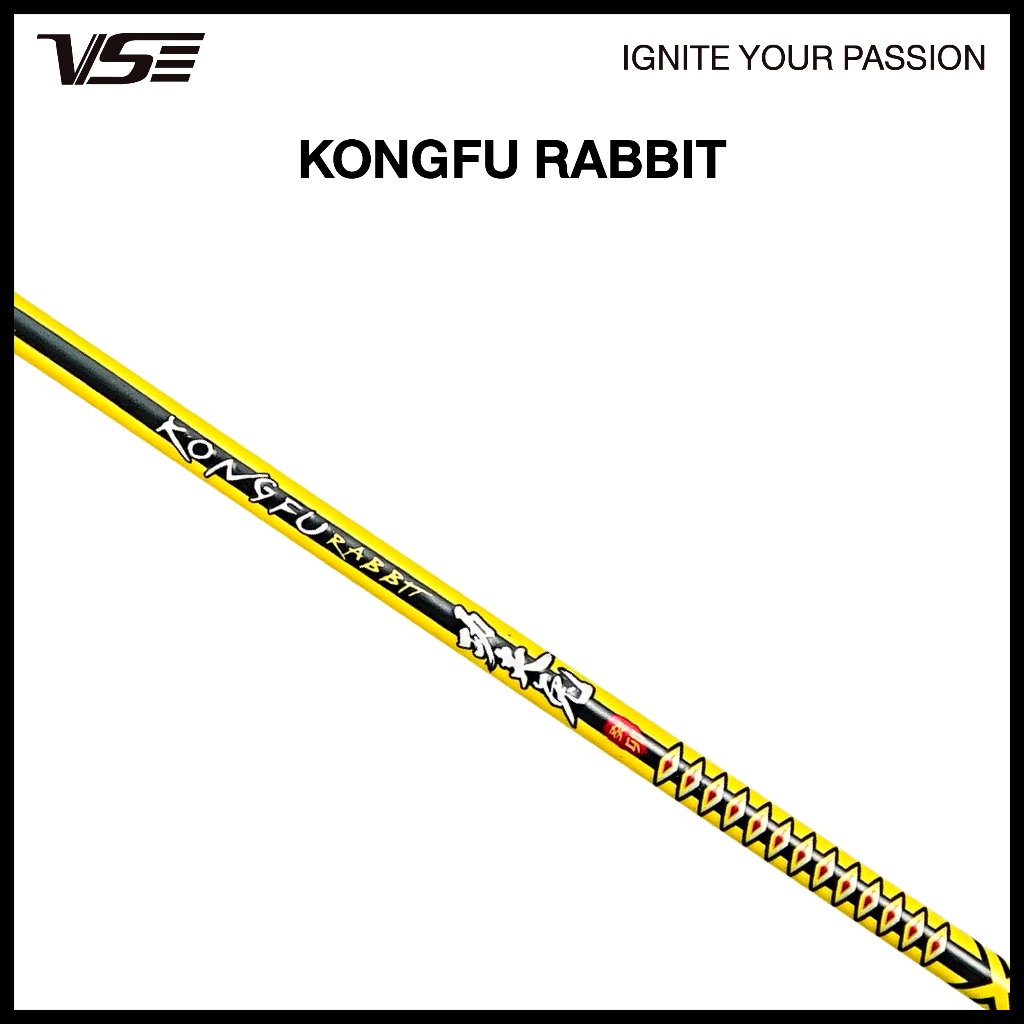 VS ไม้แบดมินตัน รุ่น Kongfu Rabbit แถมกริปคละสี+เอ็น+ซอง *ขึ้นเอ็น กรุณากดที่ตัวเลือกขึ้นเอ็นเท่านั้น* — صورة 4