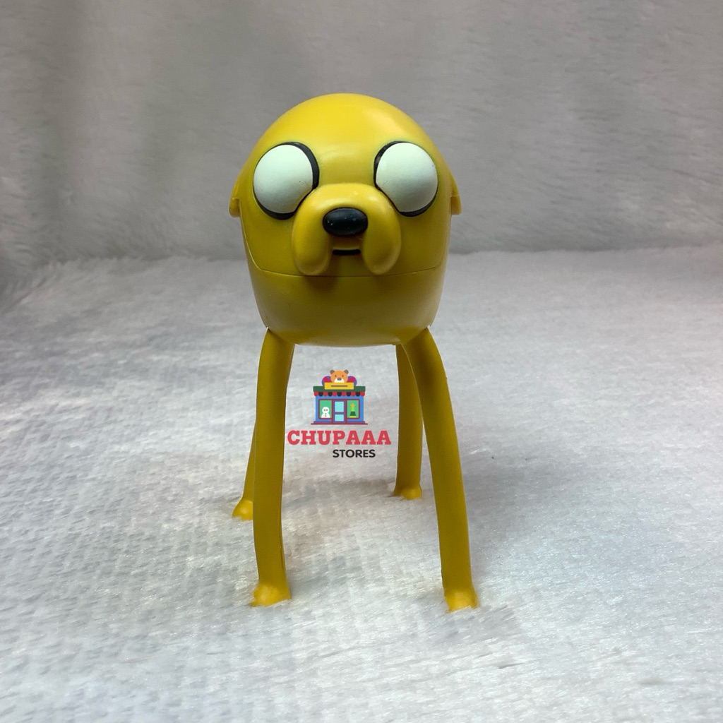 Cartoon Network Jake the Dog Adventure Time Yellow Figure Bendy | แอดแวนเจอร์ ไทม์ ฟิกเกอร์เจค แบรนด