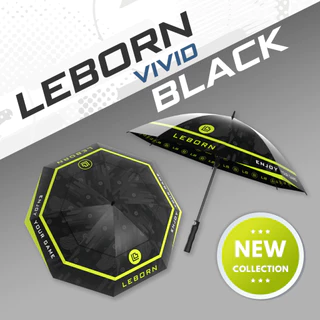 ร่มกัน UV LEBORN 34 นิ้ว ใหญ่พิเศษ VIVID เคลือบ Black Coating เย็นกว่า UPF50+ ร่มกอล์ฟ ทนทาน ร่มกันฝน