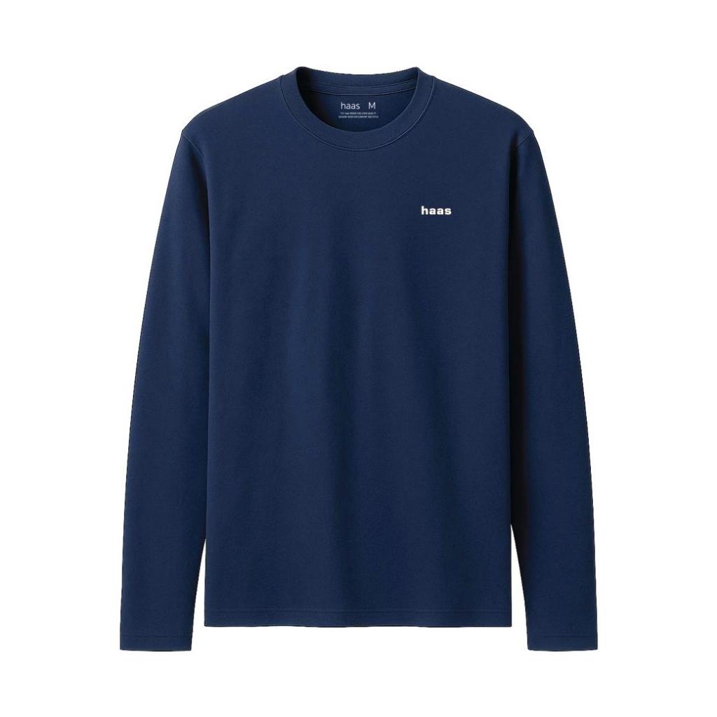 Haas เสื้อยืดกันหนาวแขนยาว ผ้าคอตตอน Unisex รหัส SBSK5762 ราคา ถูกที่สุด ดีลบีเคเค แกลเลอรีภาพที่ 6
