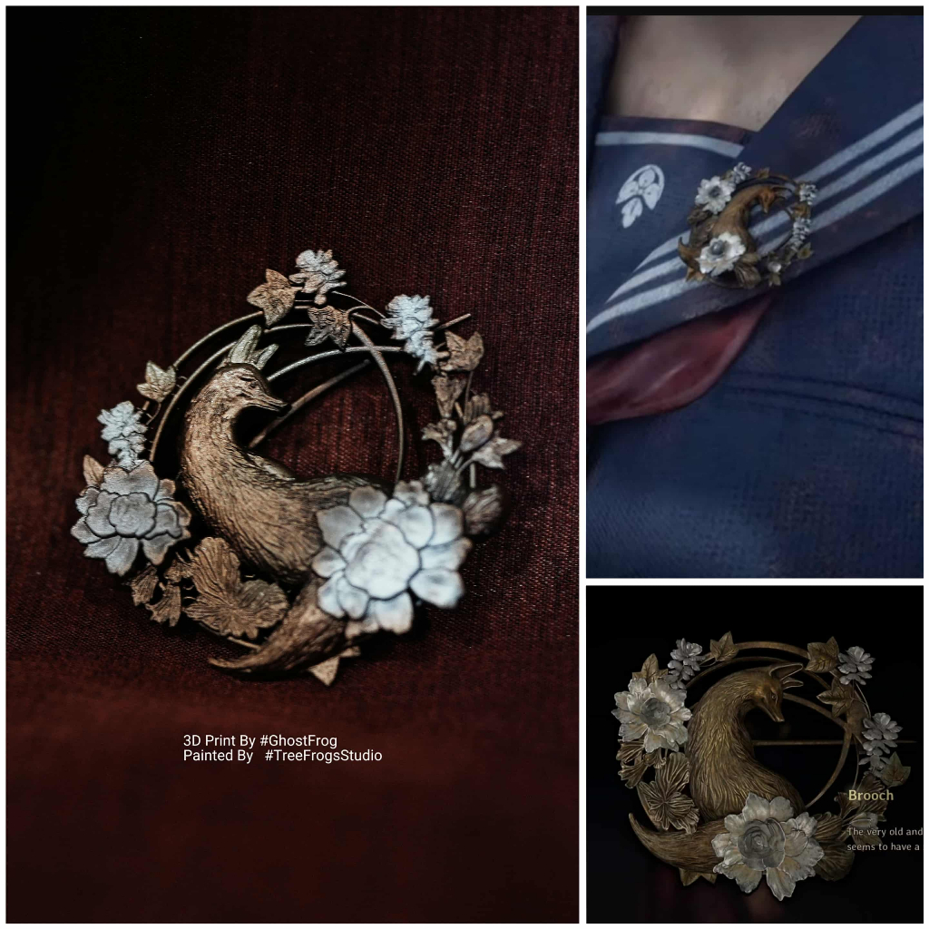 เข็มกลัด Hinako - Inari brooch