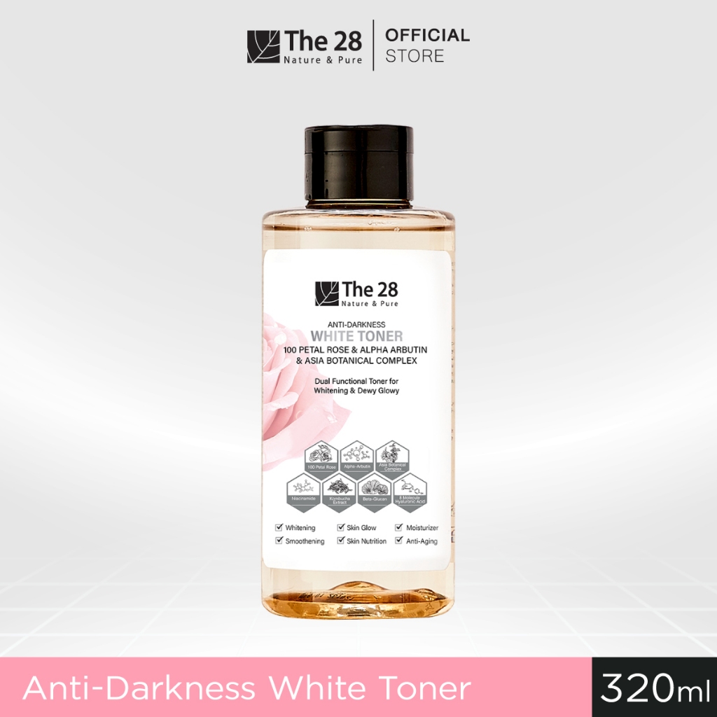 The28 Anti-Darkness White Toner 320 ml แอนไท - ดาร์กเนส ไวท์ โทนเนอร์