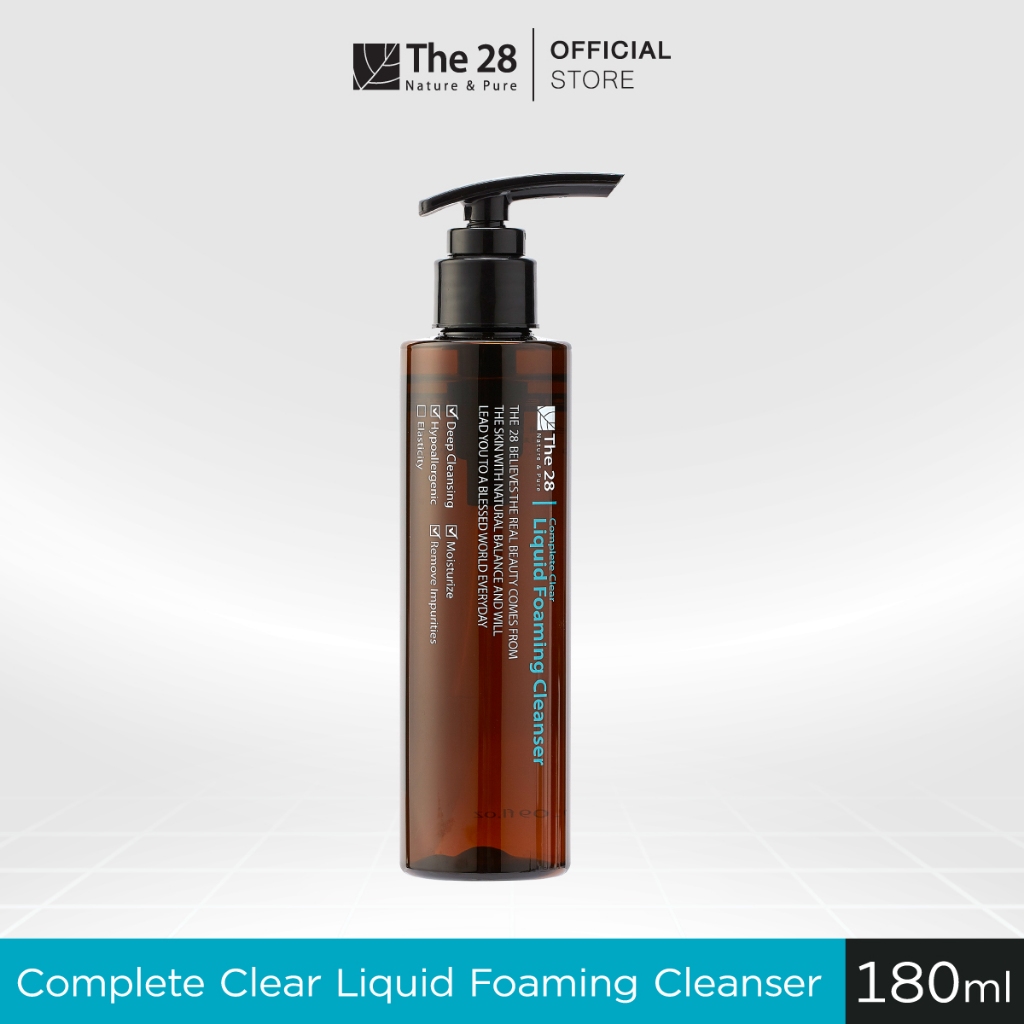 The28 Complete Clear Liquid Foaming Cleanser 180 ml