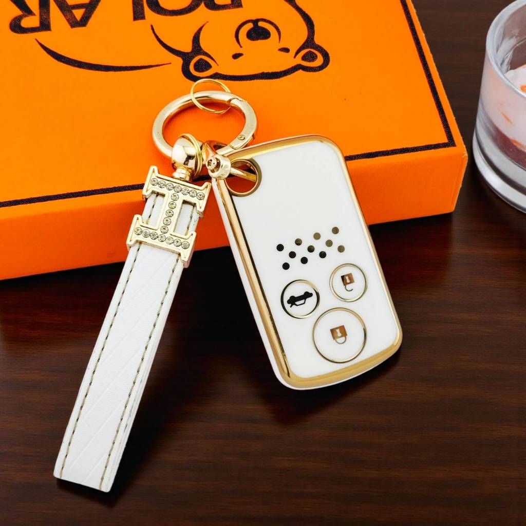 ปลอกกุญแจรถยนต์ HONDA เคสกุญแจ ตรงรุ่น Honda Civic FB 2.0 CRV G4 แบบ3ปุ่ม