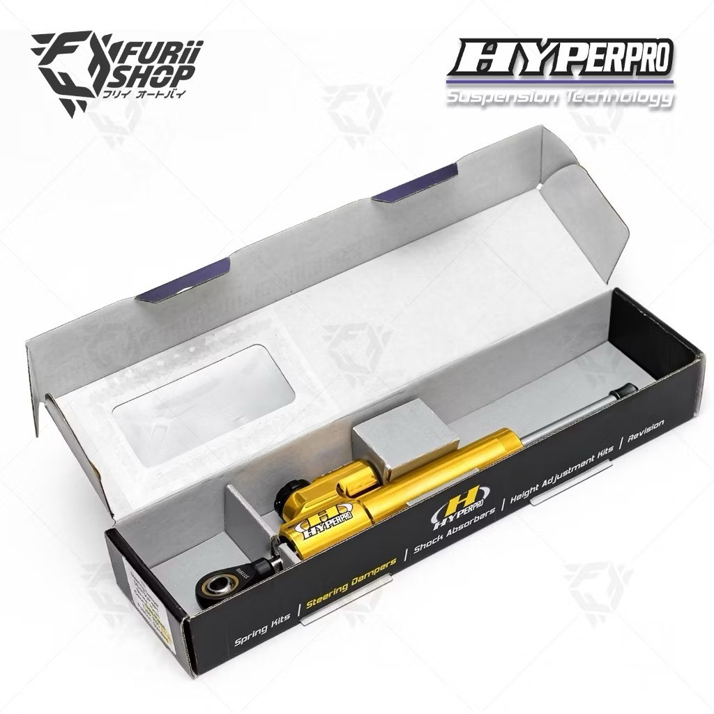 กันสะบัด Hyperpro RSC และ CSC ขนาด 75mm. Natherland แท้ 100% + ขาจับกันสะบัดสำหรับใส่กันสะบัด Hyperpro รุ่น 75มม.