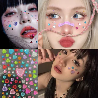 สติ๊กเกอร์ติดหน้าติดผม(พร้อมส่ง)