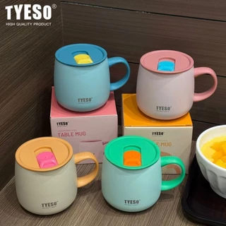 แก้วกาแฟtyeso รุ่นเคลือบด้วยเซรามิค ขนาด355mlมี4สี
