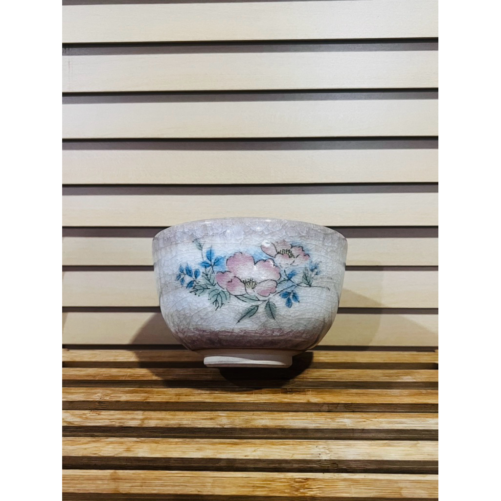 ถ้วยชามัทฉะ Kyoto Ware, Kiyomizu Ware ผลิตโดย Mitsutsune