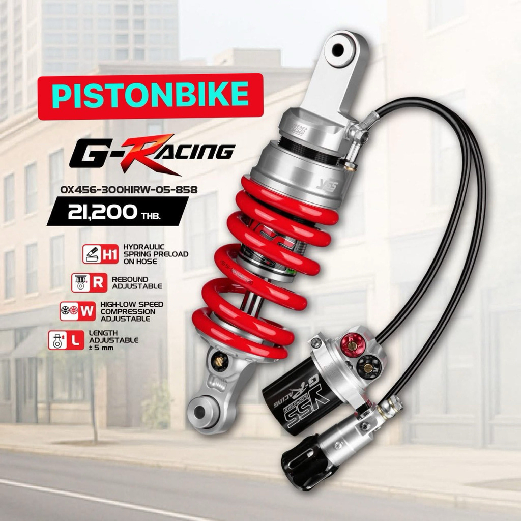 โช้คหลังแต่ง Forza750 YSS Z1 / Top-Lone / G-Racing ( พร้อมเซ็ตเบื้องต้นกับช่างโยชิฟรี ) by Pistonbik