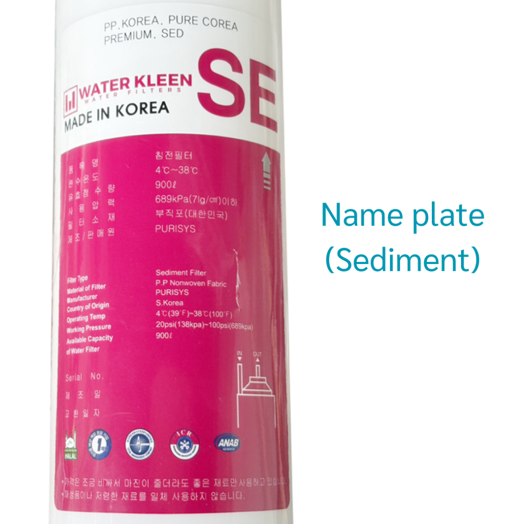 ชุดไส้กรองน้ำ Water Kleen ชุดไส้กรองน้ำอินไลน์ แบบเสียบ I Type ขนาด 11-12 นิ้ว เจ๊ตุ่ม ราคา ถูกที่สุด ดีลบีเคเค แกลเลอรีภาพที่ 6