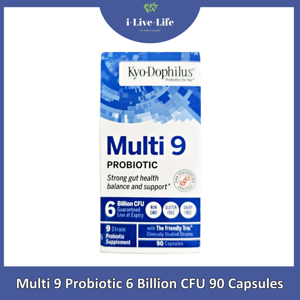 Kyolic Kyo Dophilus - Multi 9 Probiotic 6 Billion CFU 90 Capsules โปรไบโอติกส์