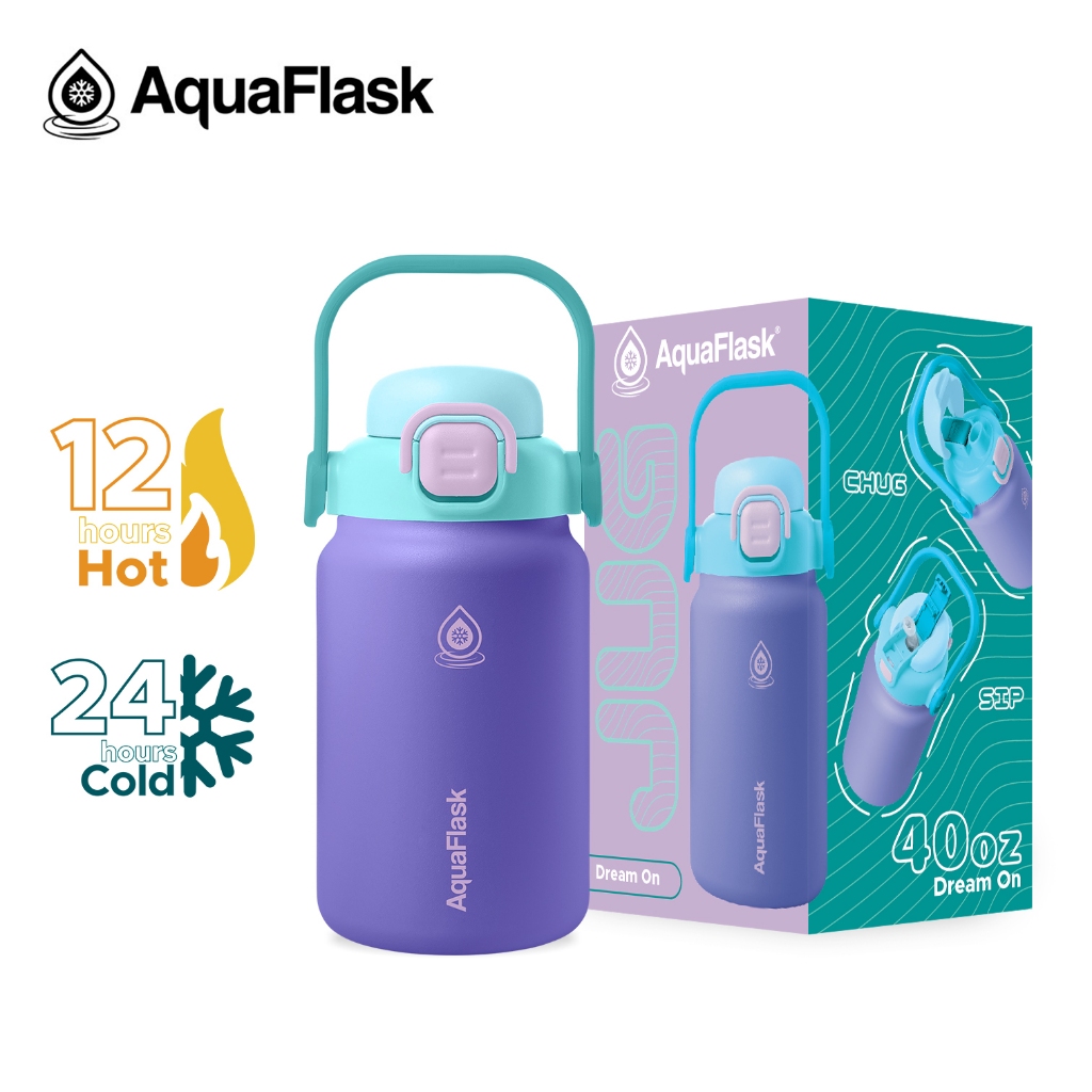 AquaFlask JUG Collection (40/50oz) I กระบอกน้ำเก็บความเย็น กระติกน้ำสแตนเลส - รูปที่ 4