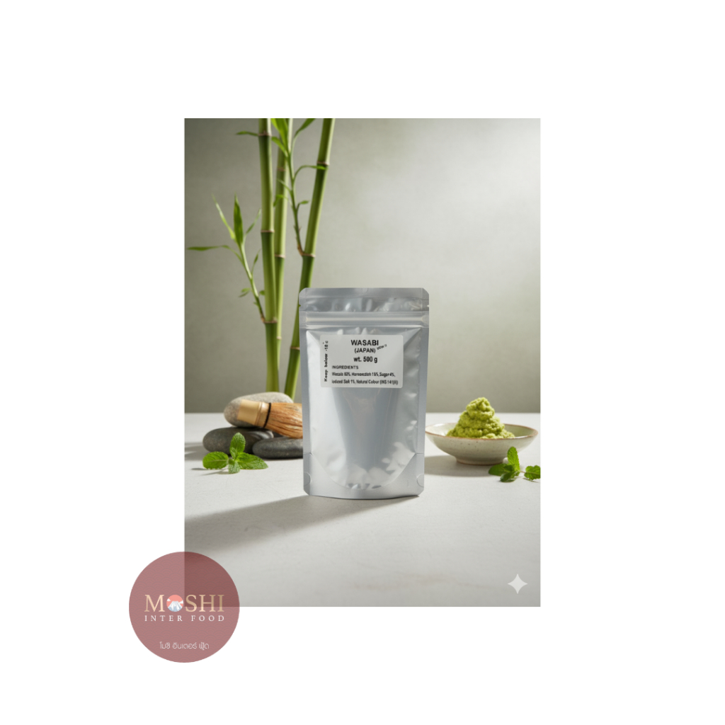 วาซาบิสด ถุงฟอยด์ 500g.(วาซาบิแท้100%)
