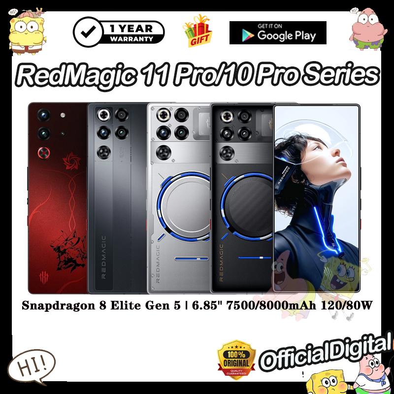 RedMagic 11 Pro+ RedMagic 11 Pro Snapdragon 8 Elite Gen 5 Redmagic 10S Pro+  Redmagic 10S Pro Plus R