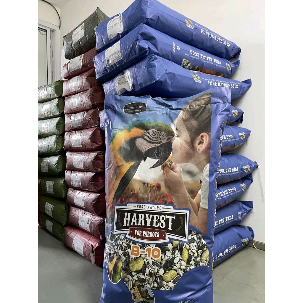 Farmland Harvest B10 อาหารนก Parrots เหมาะสำหรับนก แก้วขนาดใหญ่ 12.5kg