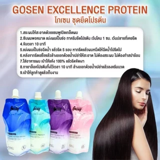 Gosen Professional Excellence Protein Set – ครีมยืดโปรตีน โกเซ็น 450 ml (ครบเซ็ต ยืด+โกรก)