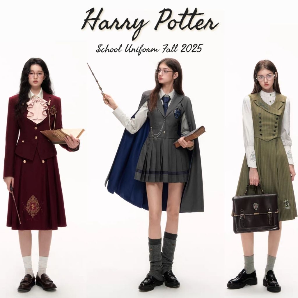 [มีพร้อมส่ง/Pre-order]KYOUKO x HARRY POTTER ชุดเดรสสูท เสื้อคลุม ชุดนักเรียนฮ็อกวอร์ส แฮร์รี่พอตเตอร์ ฤดูใบไม้ร่วง2025