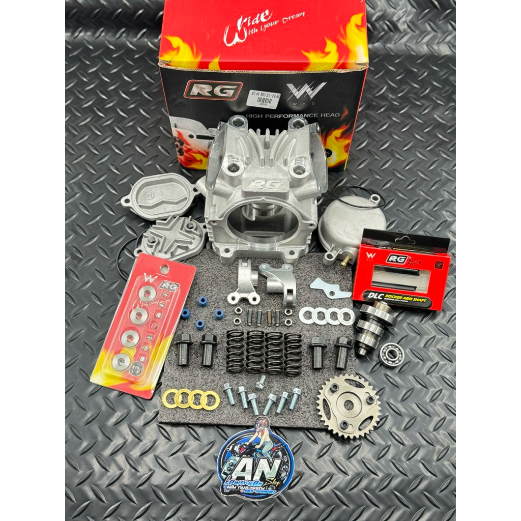 ฝา4v mio fino งานRGวาล์ว22/19และ24/21 รองรับลูก57-69มิลใส่หลักเดิมได้เลยพร้อมอุปกรณ์ครบชุดภายในฝาใส่ได้ทั้งคาบูและหัวฉีด - รูปที่ 7