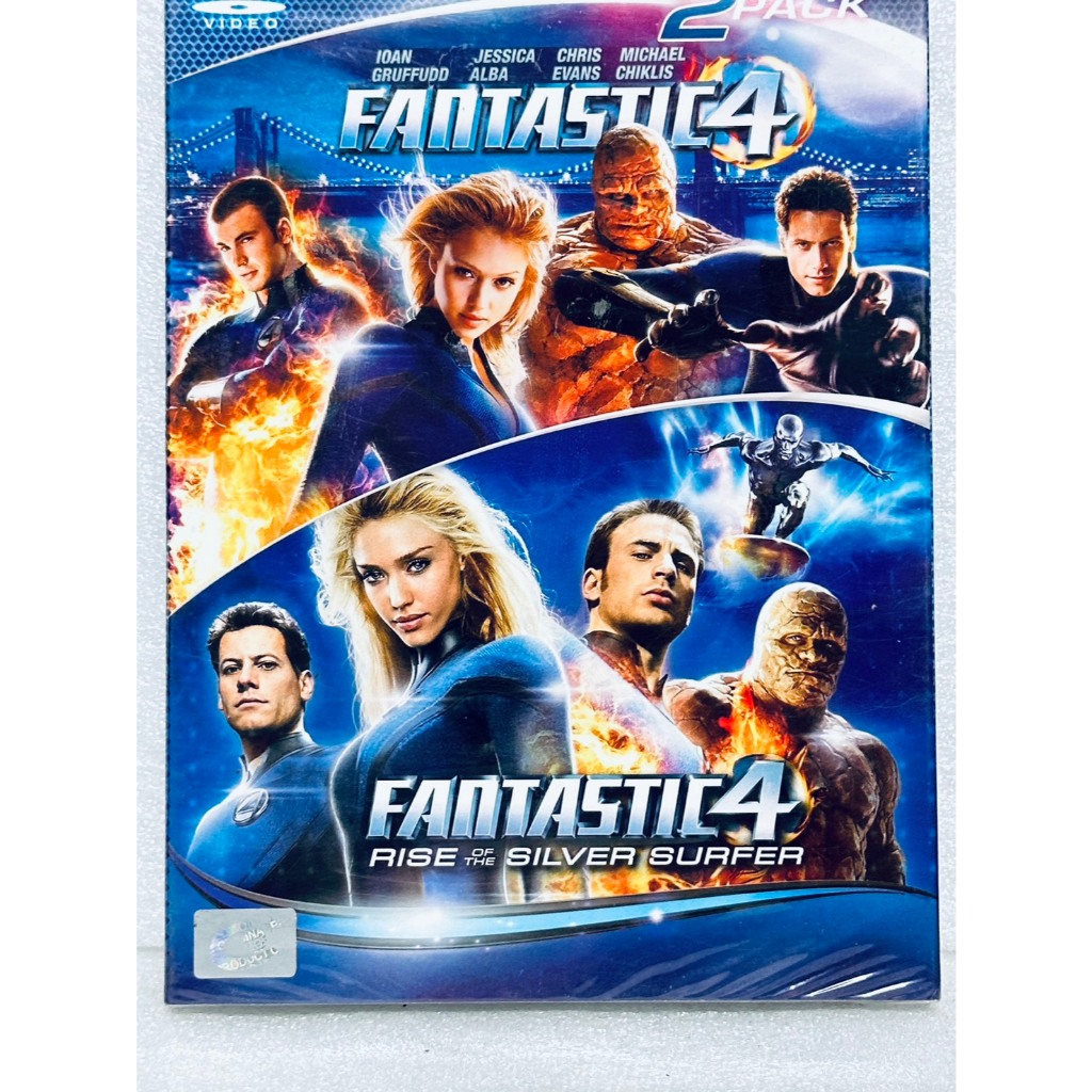 DVD 2 Disc 2 Part : Fantastic 4 (2005) สี่พลังกายสิทธิ์ + Fantastic 4: Rise of the Silver Surfer