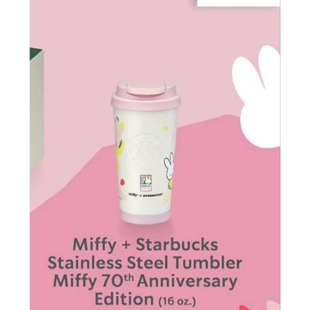Starbucks +Miffy 70th Anniversary กระเป๋า แก้ว มีให้เลือกหลายแบบ