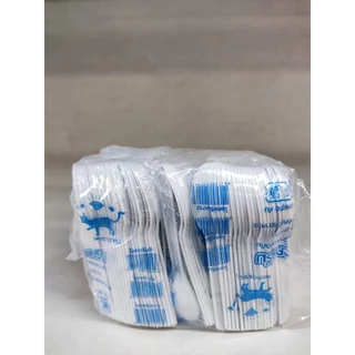 ช้อนไอศครีม ช้อนไอติม (500ชิ้น) แพ็คละ50ชิ้น ช้อนรีน่า มีแบบขาว ใส คละสี