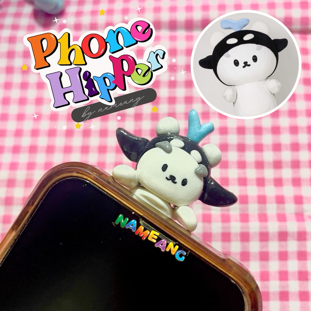 [ Pre-order ] hipperphone clay Polcasan โพก้าซัง ที่เกาะโทรศัพท์ดินปั้น ❤️