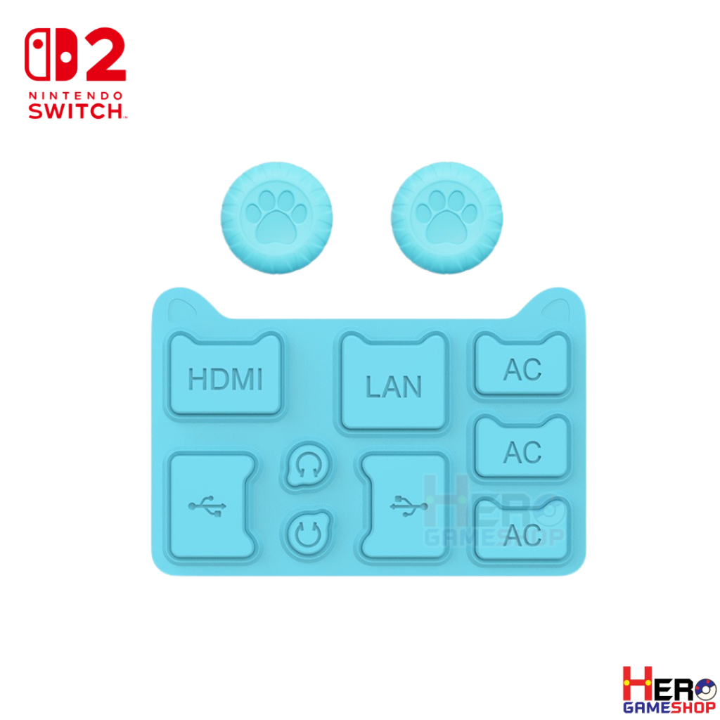 Switch2 Meow silicone dust plug ชุดกันฝุ่น 11 ชิ้น สำหรับ รูปที่ 8