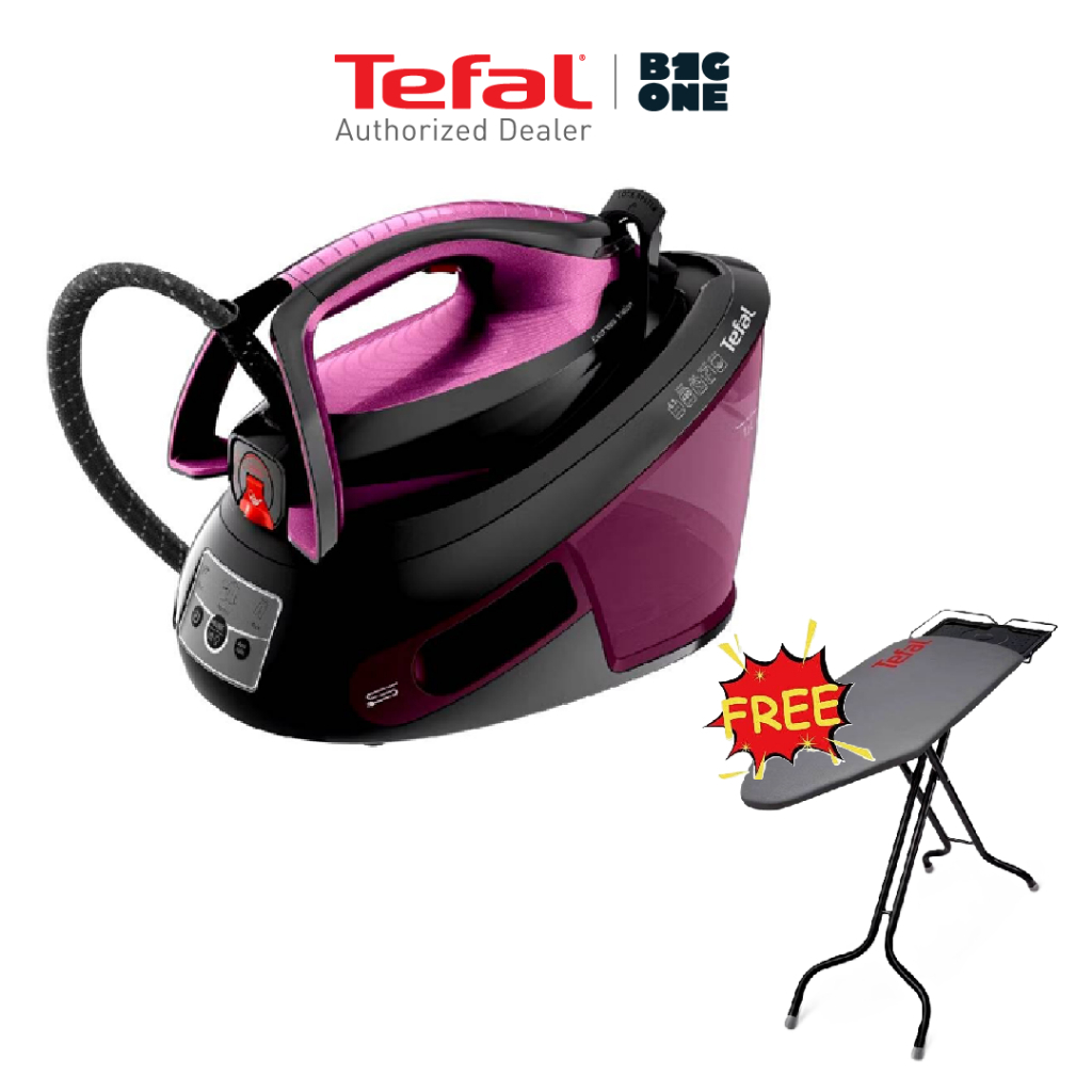 Tefal เตารีดไอน้ำ แรงดันสูง 6.9 บาร์ 2800 วัตต์ STEAM STATION EXPRESS VISION รุ่น SV8152E0 (SV8152)