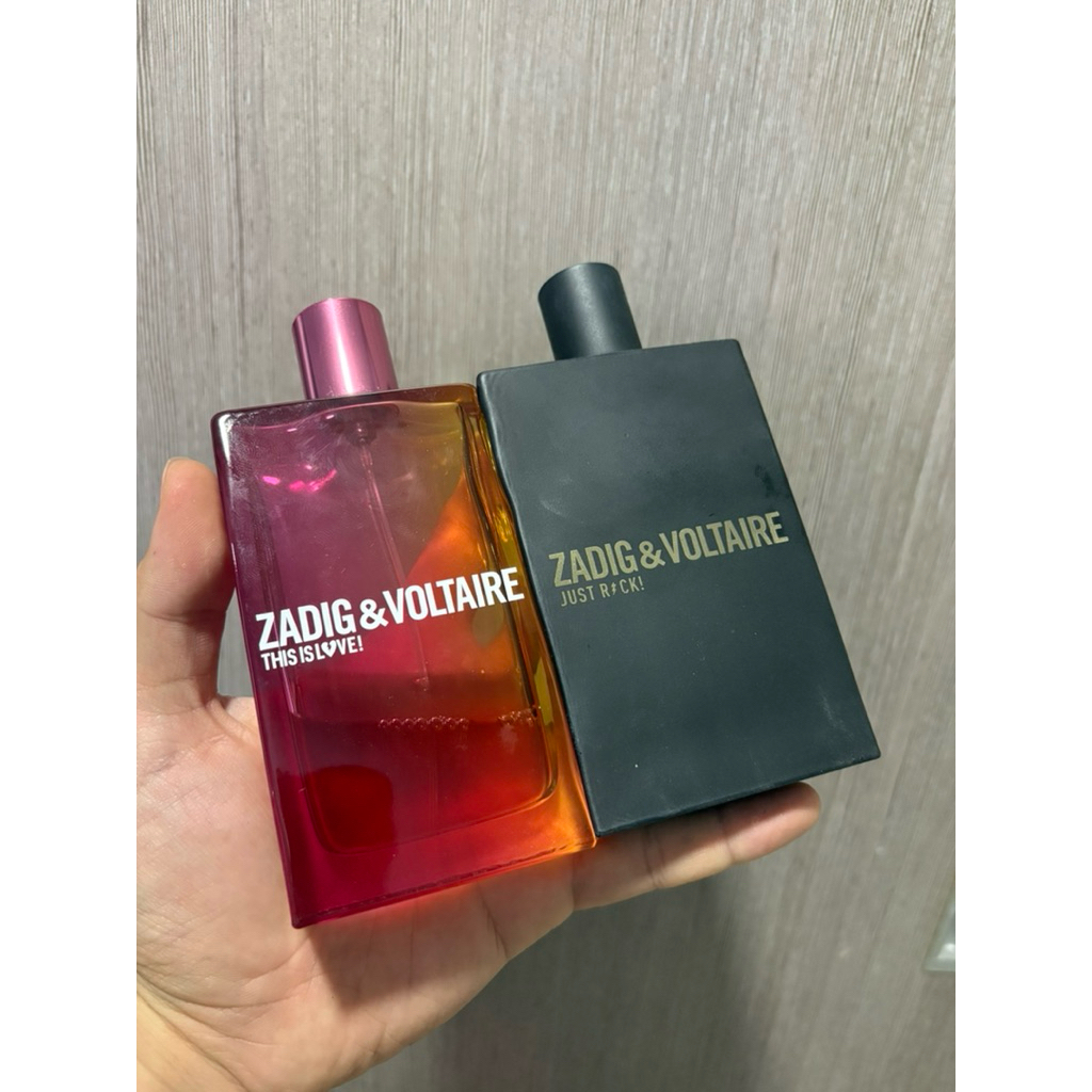 น้ำหอม Zadig & Voltaire ขายคู่ ขวดละ 100ml