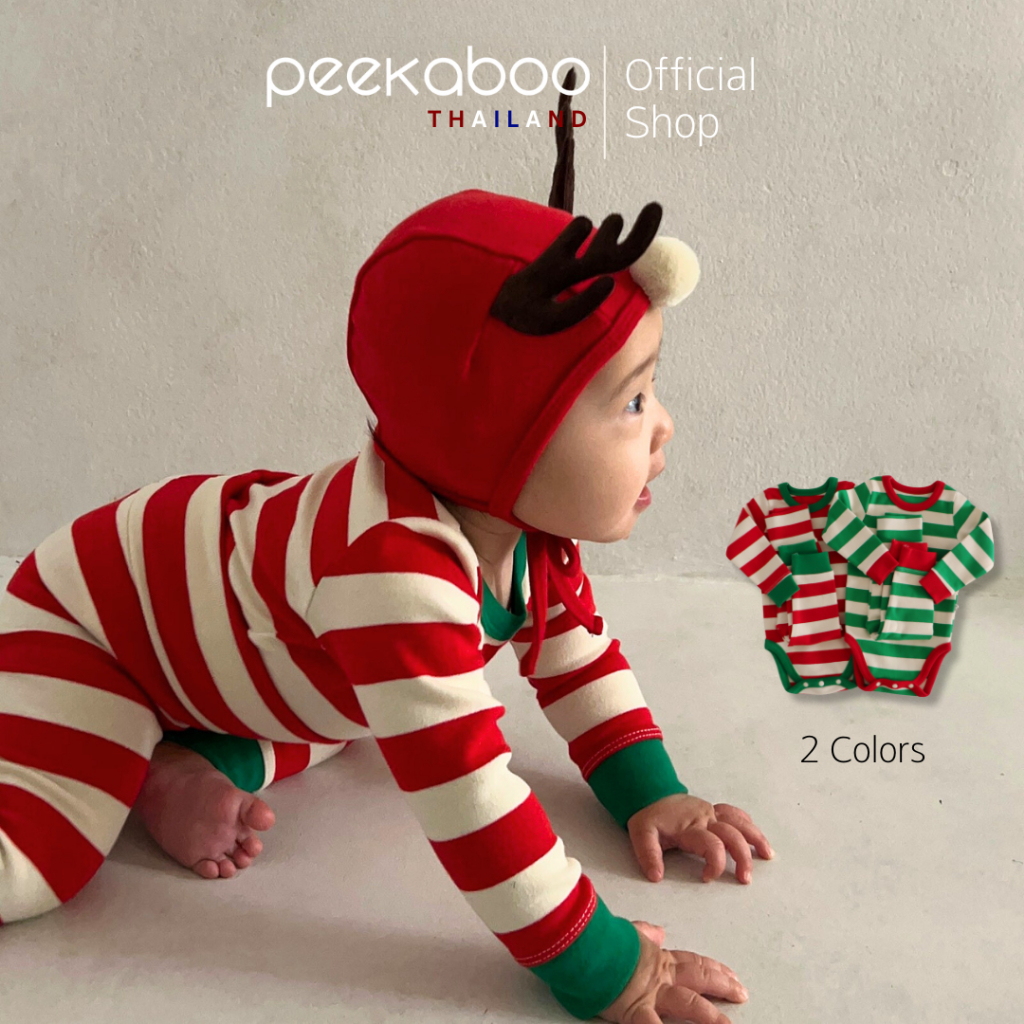 <<Seasonal Specials>>PEEKABOO Thailand / Made in KOREA / 2pcs Bodysuit+Pants set / High quality Baby&Kids wear