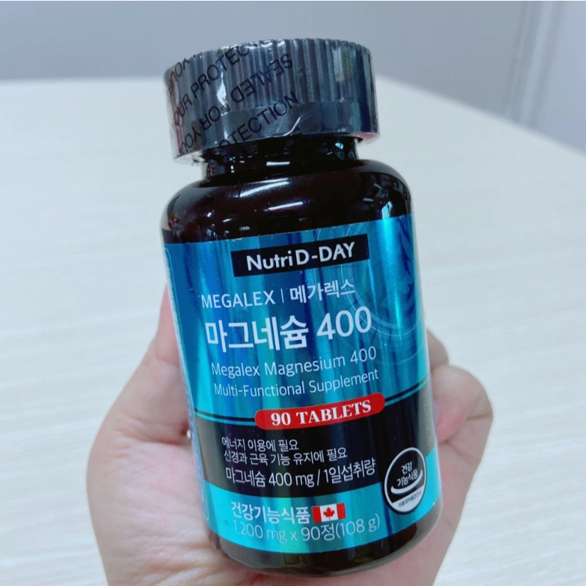 (💗แท้ / พร้อมส่ง💗) NUTRI D-DAY MegaRex Magnesium400