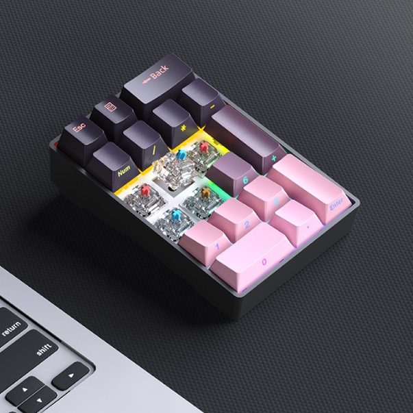 Num Pad แป้นพิมพ์ตัวเลข แมคคานิคอล สวิตซ์ Mechanical Nam Pad ถอดสายได้ เปลี่ยนคีย์ได้
