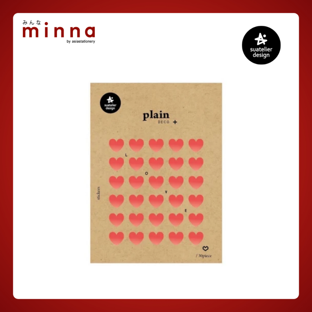 สติ๊กเกอร์ Suatelier design matrica - plain 09