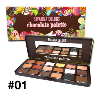 HF7006 ซีเวนน่า คัลเลอร์ส ช็อคโกแลต แอนด์ สวีทเทส พาเลทท์ Chocolate & Sweetest อายแชโดว์ 18 สี