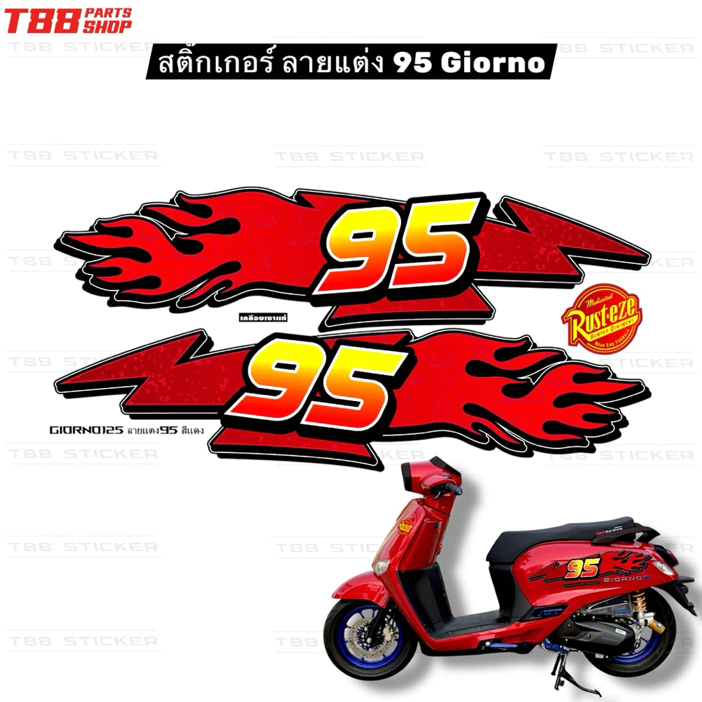 สติ๊กเกอร์แต่ง Giorno ลาย 95 thumbnail 7